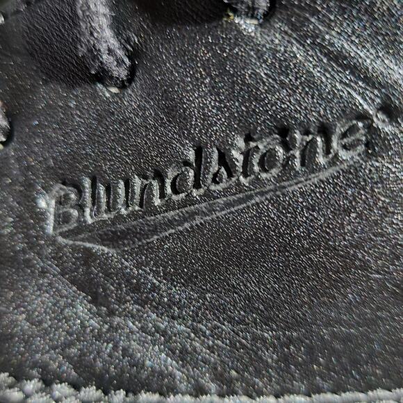 BLUNDSTONE BLACK STEEL TOE OXFORDS SIZE 8.5 VERY TOUGH LEATHER ? main image 13